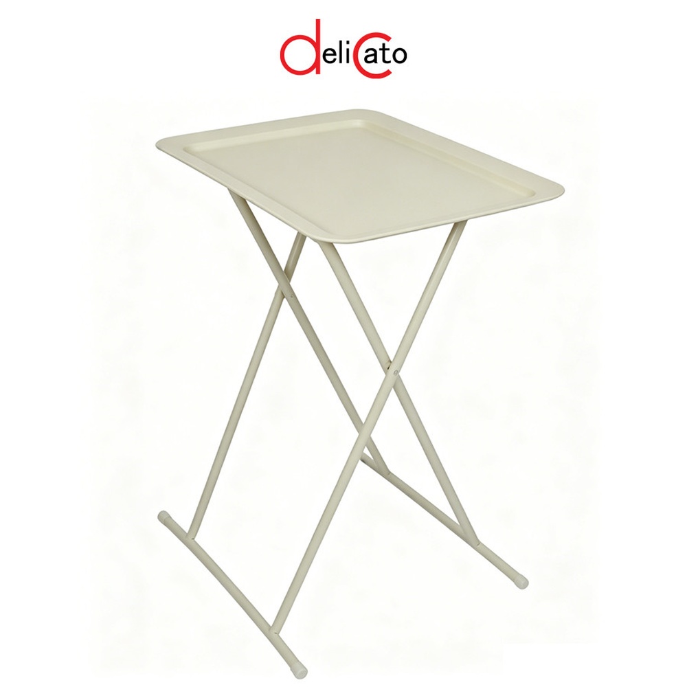 DELICATO โต๊ะอเนกประสงค์ รุ่น LIGHT COAL ขนาด 37x52x66 ซม. สีเทาอ่อน