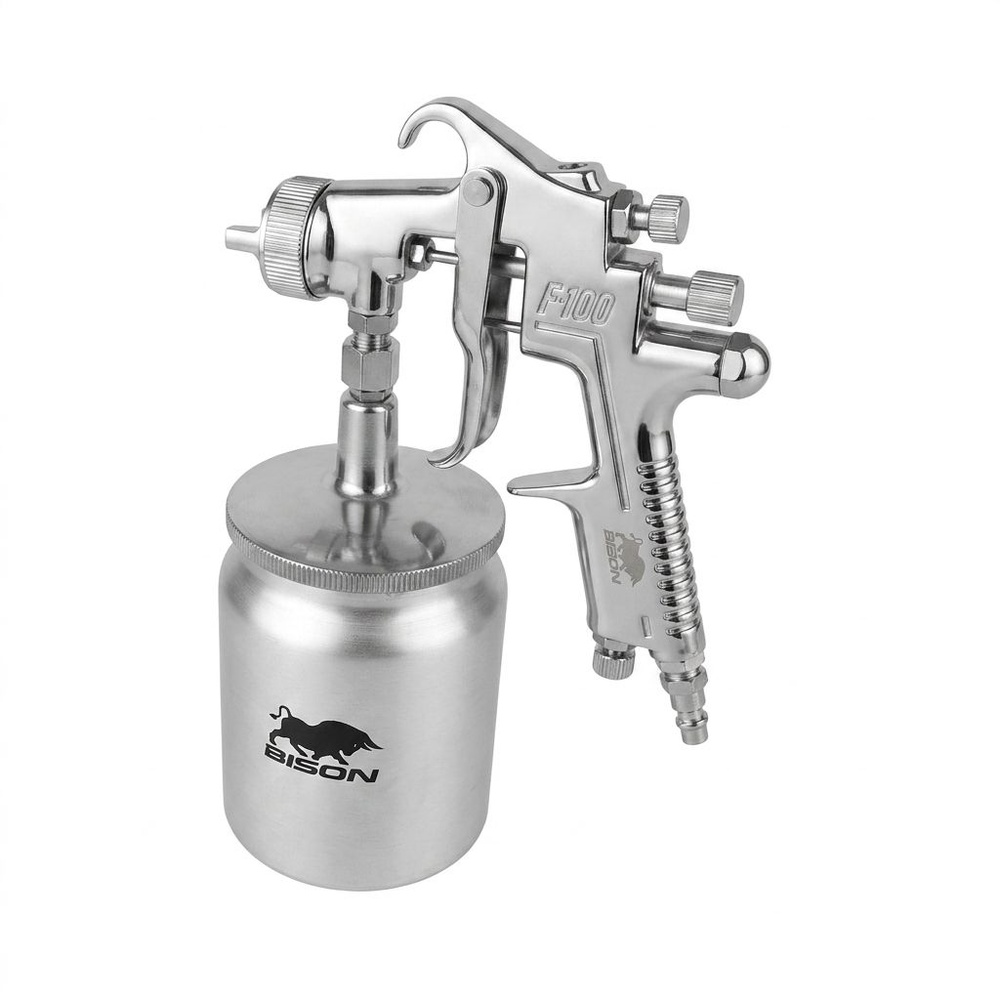 BISON กาพ่นสี ล่าง ขนาด 650ml. (1.3/1.5/1.7mm) รุ่น F-100S
