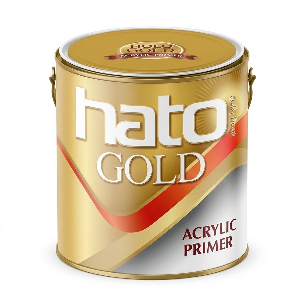 Hato น้ำยาผสมสีน้ำทองอะครีลิค TG-09 1/4กล.