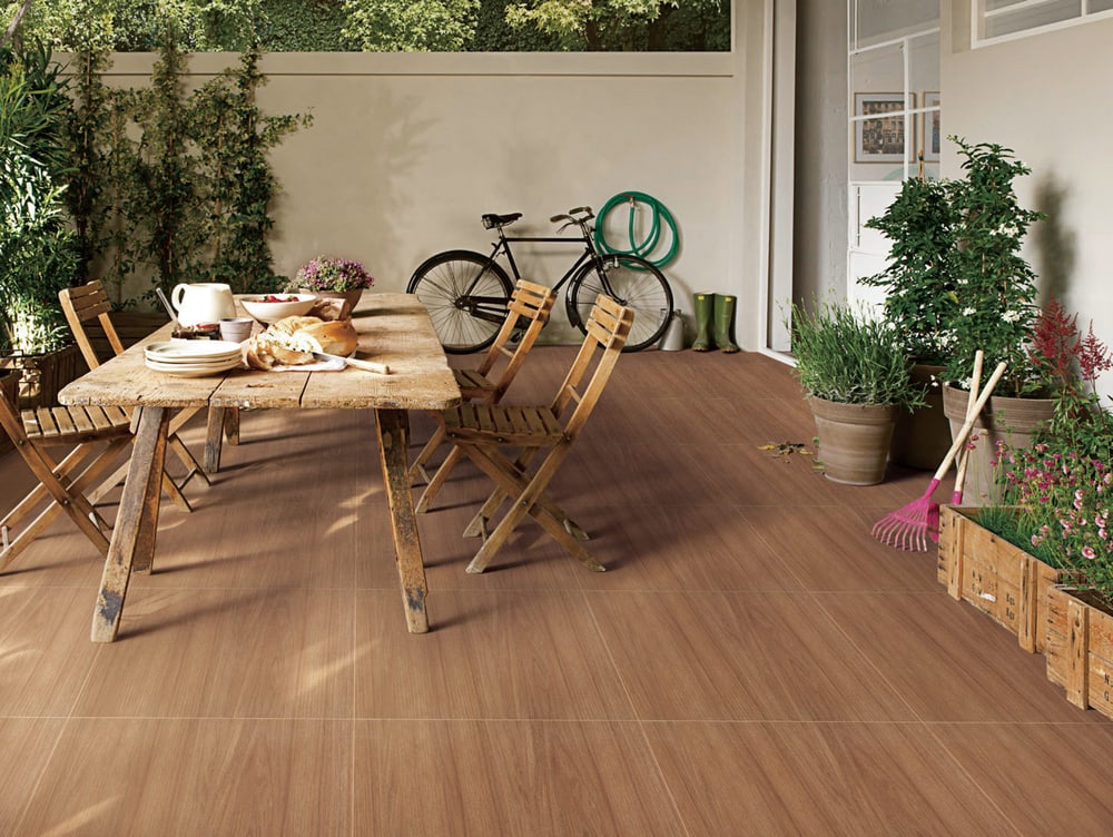 Marbella กระเบื้องเซรามิคปูพื้น 60x60 ซม. ซาปา-บราว J8389 Satin (4P)
