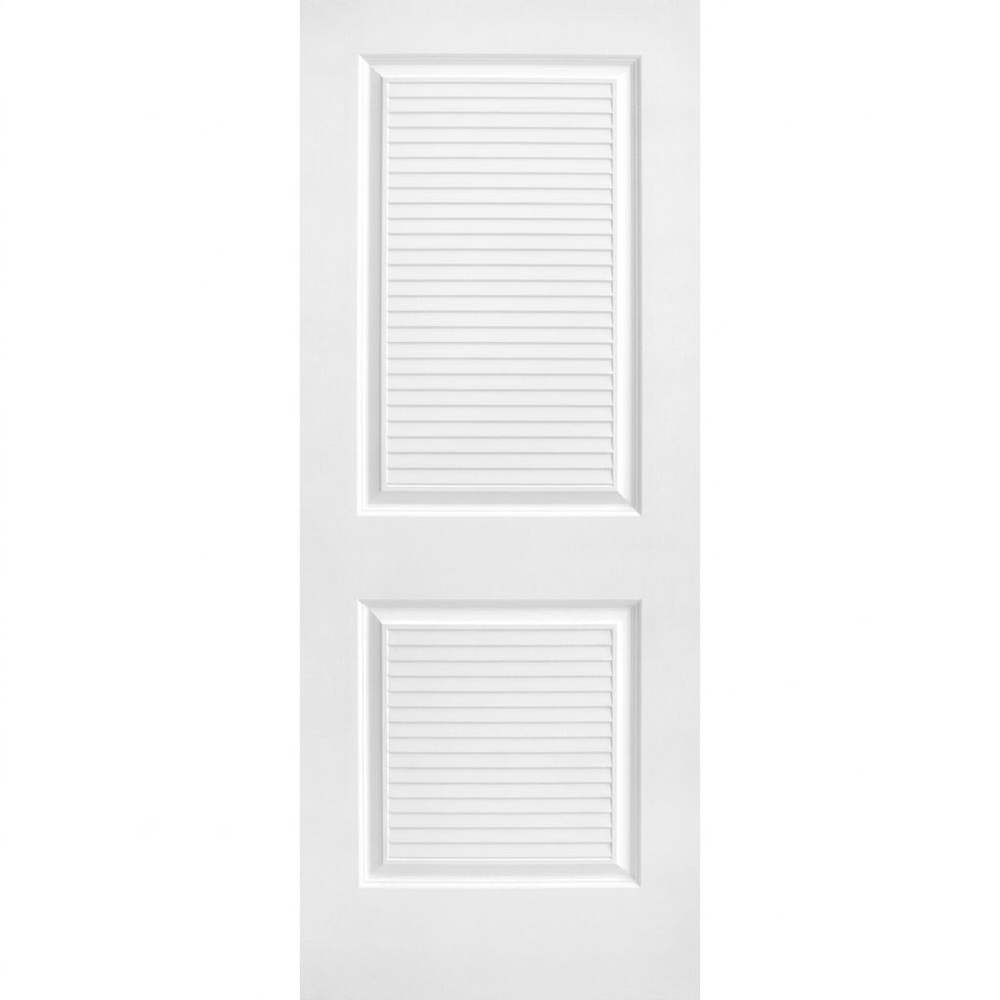 HOLZTUR ประตู HDF บานทึบ 2 ฟัก HDF-S15 80x200ซม. สีขาว