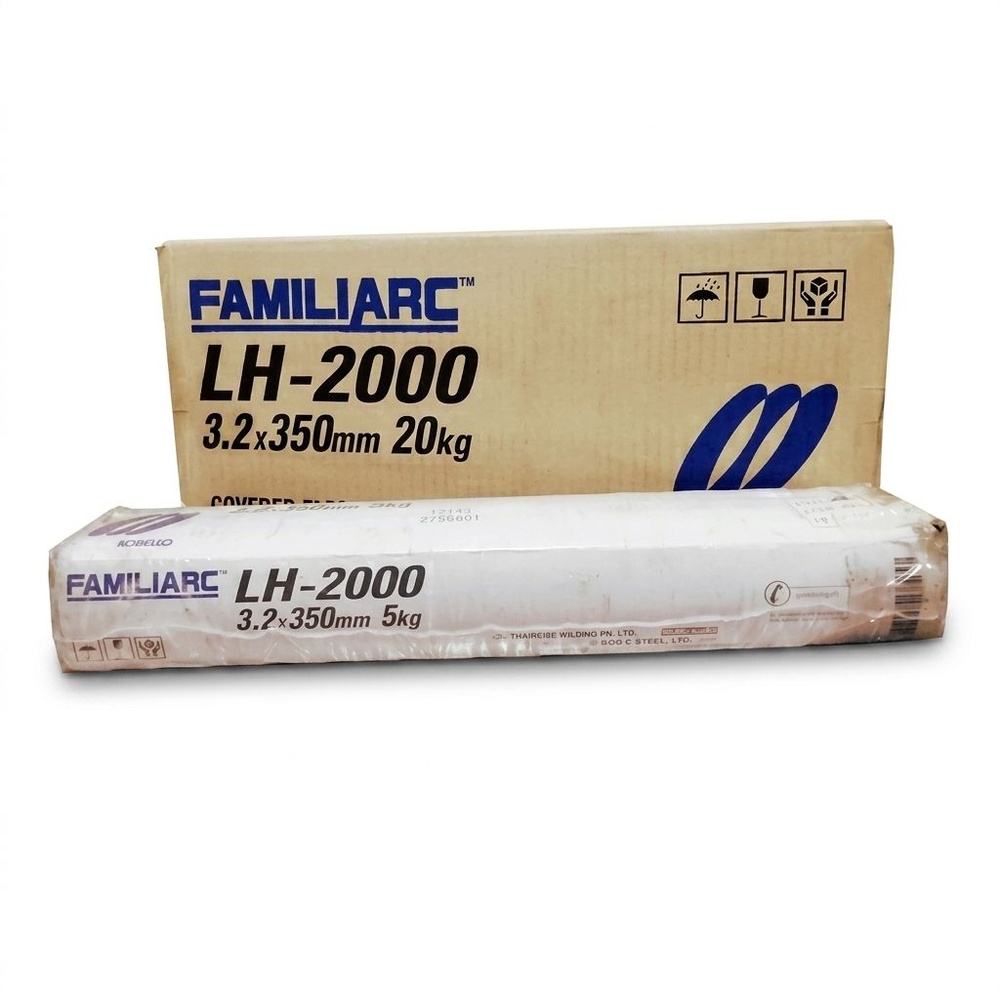 KOBE ลวดเชื่อมเหล็กเหนียวขนาด 3.2X350mm. รุ่น LH-2000 E7016
