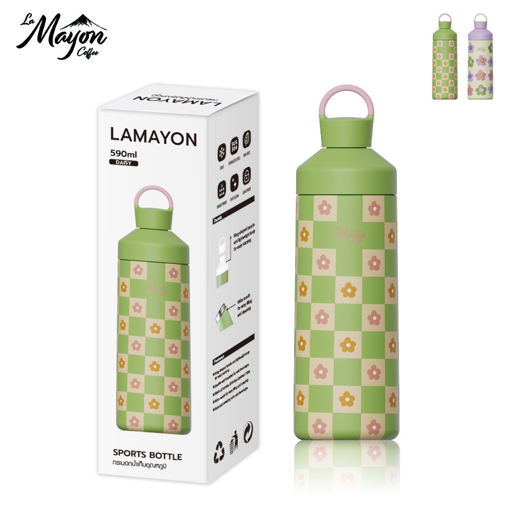 LAMAYON กระบอกน้ำเก็บอุณหภูมิ 590 มล. DAISY คละสี