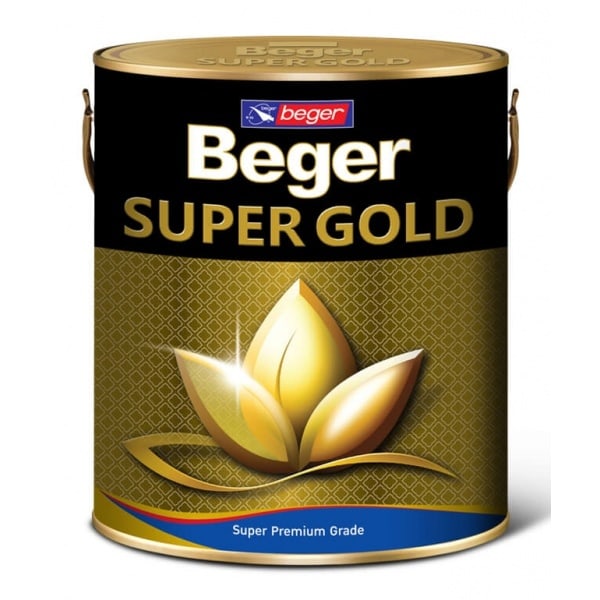 Beger สีรองพื้นอะครีลิกทองคำ A/E8855 1กล. สีเหลือง