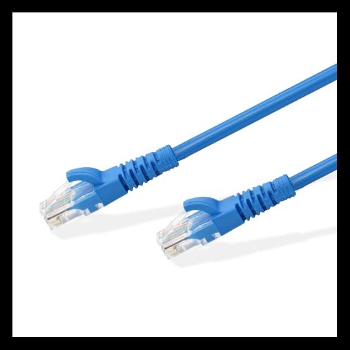 LINK สายแลน สายพ่วง CAT-5E RJ45 ยาว 10 M.รุ่น US-5020LZ-4 สีฟ้า
