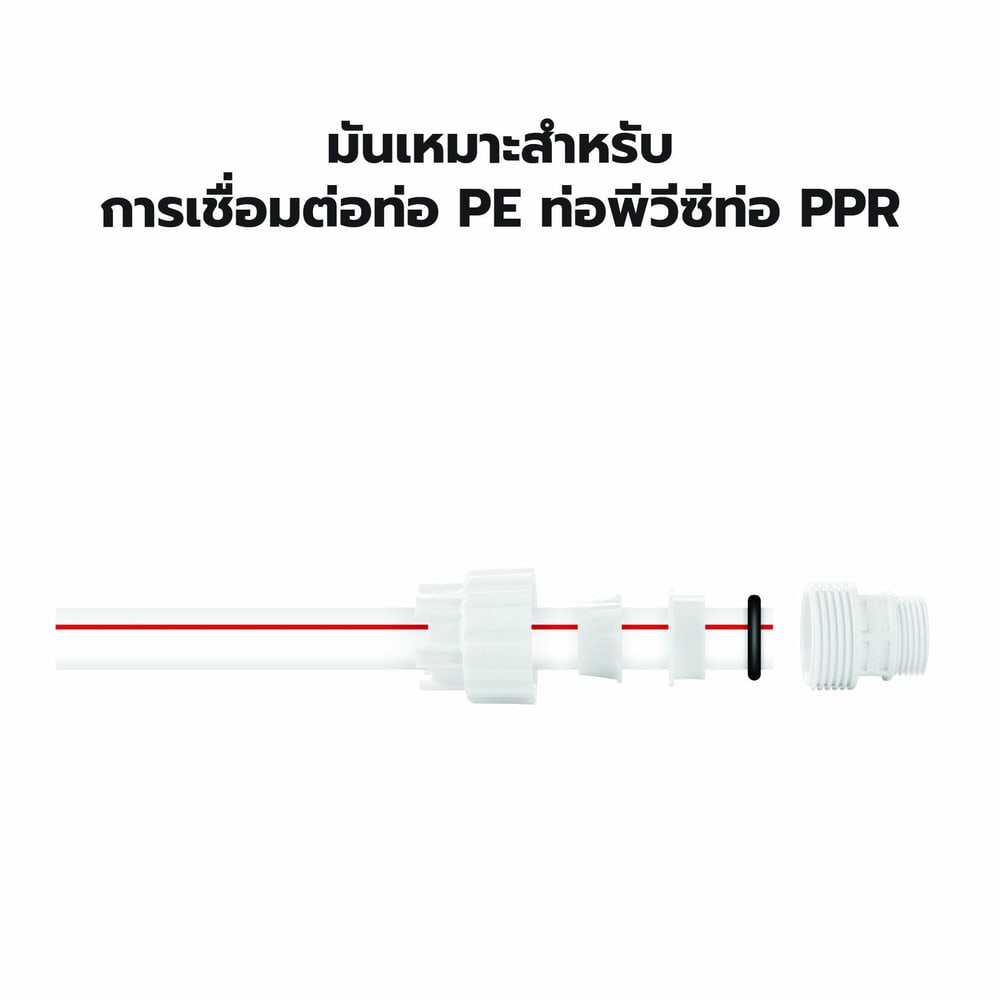 MIZUMA ข้อต่อปั๊มน้ำสวมเร็ว 1" รุ่น PQC-DN 20