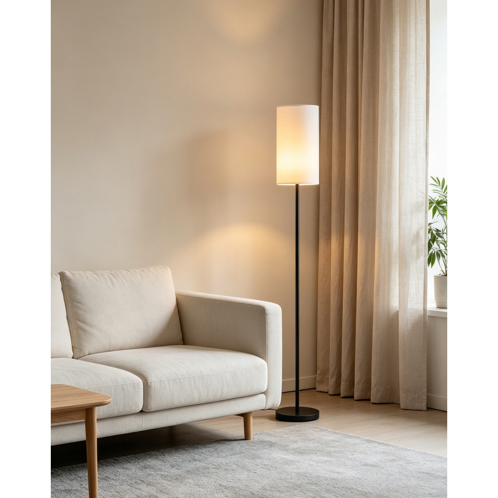 EILON โคมตั้งพื้น Modern Basic HN3414AS สีดำ