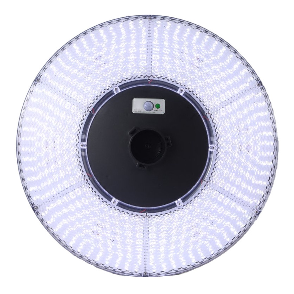 EILON โคมไฟสนาม UFO โซลาร์เซลล์ พร้อมรีโมท 2000W รุ่น ETYD-CGQF-2000DL แสงเดย์ไลท์ (เฉพาะตัวโคม)