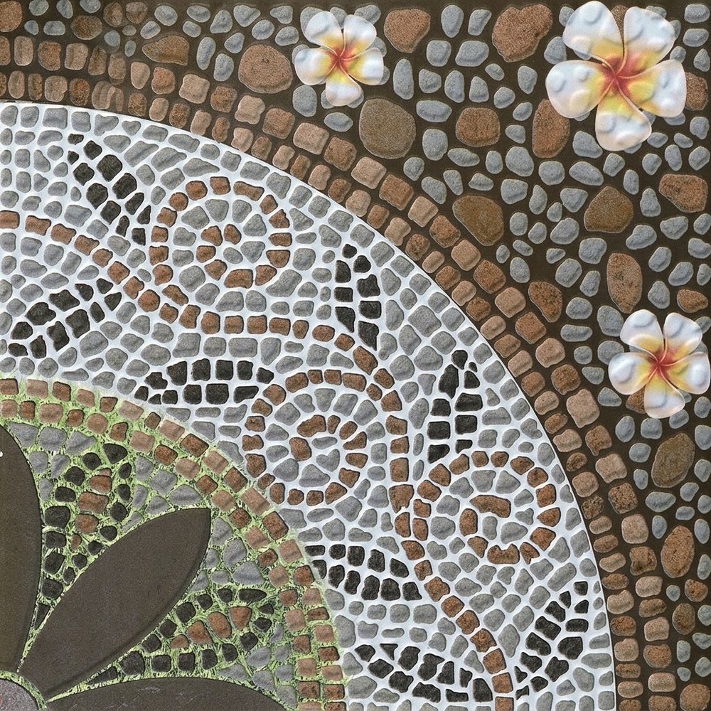 Marbella กระเบื้องเซรามิคปูพื้น 40X40 ซม. รุ่น หินดอกไม้ RML4019A Matt (12P)