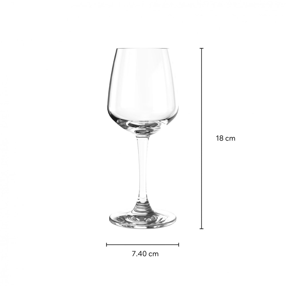 AILO แก้วไวน์ WINSTON WHITE WINE, 240 มล. 2ใบ/แพ็ค