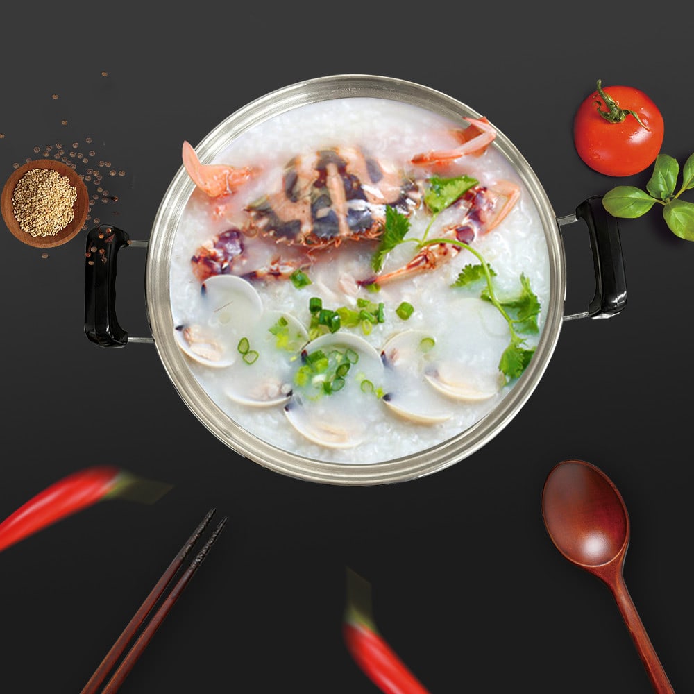 KOCH KITCHEN หม้อต้มสเตนเลสพร้อมฝา WINNIE-L24 สีเงิน