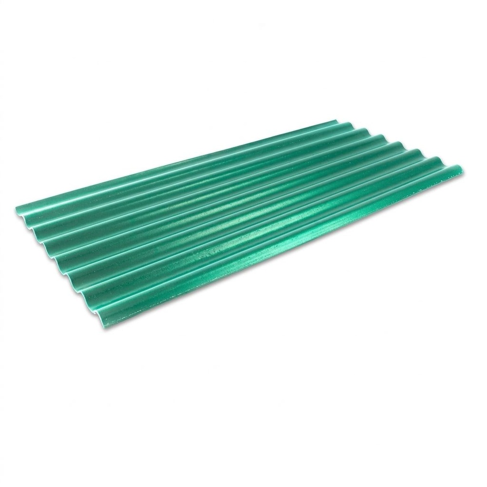 โอฬาร กระเบื้องหลังคาลอนเล็ก 0.4x54x120 ซม. สีเขียวประกายมรกต