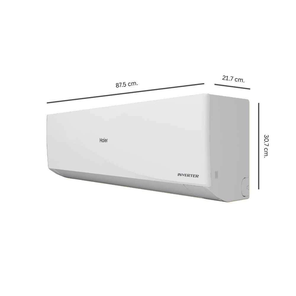 HAIER เครื่องปรับอากาศ Inverter ขนาด 18,200 BTU รุ่น HSU-18VQEC05 สีขาว