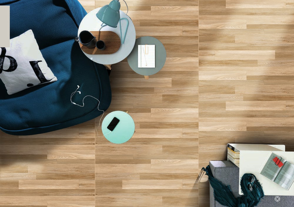 La Arezza 60X120 ซม.กระเบื้องพอร์ซเลน รุ่น Grande Veneer Wood grain(DGD241017-39) Matt - Hone Random (3pcs /box 2.16 sqm)