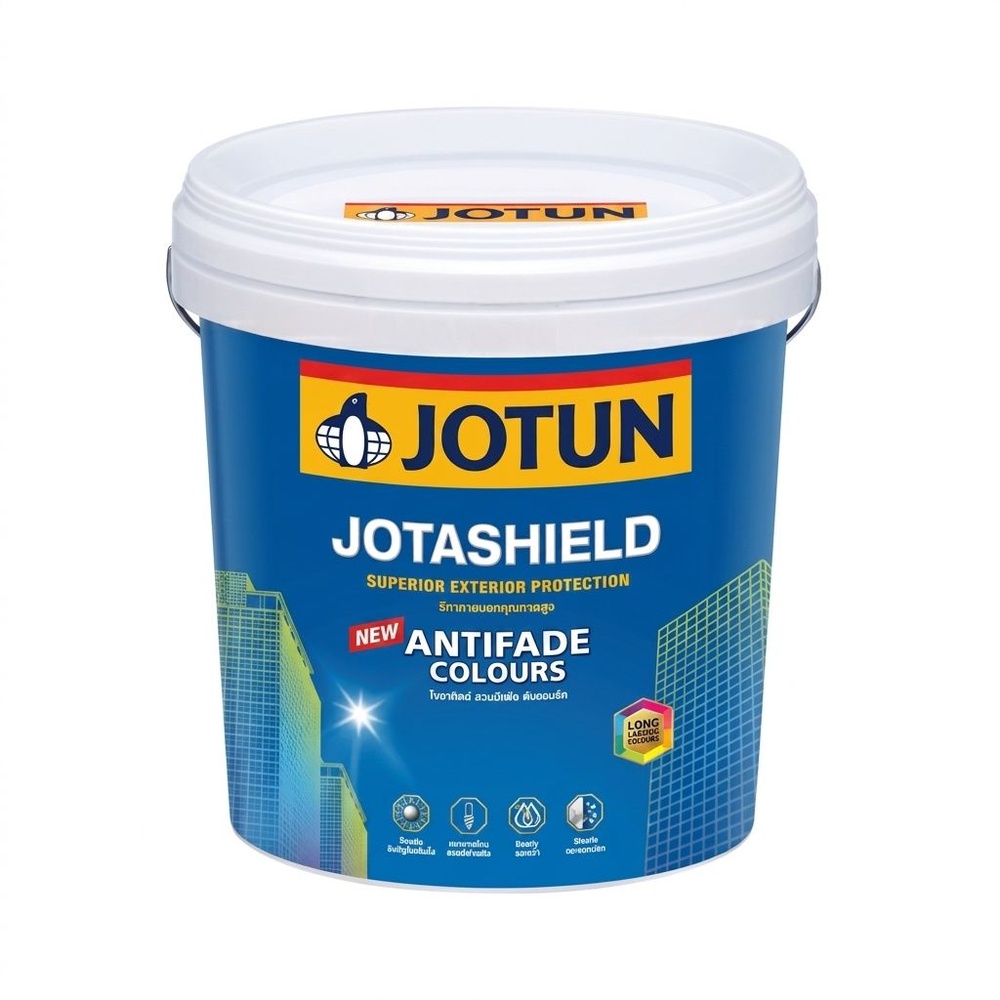 Jotun สีน้ำภายนอก โจตาชิลด์ แอนติเฟด คัลเลอร์ส กึ่งเงา เบส เอ 9ลิตร