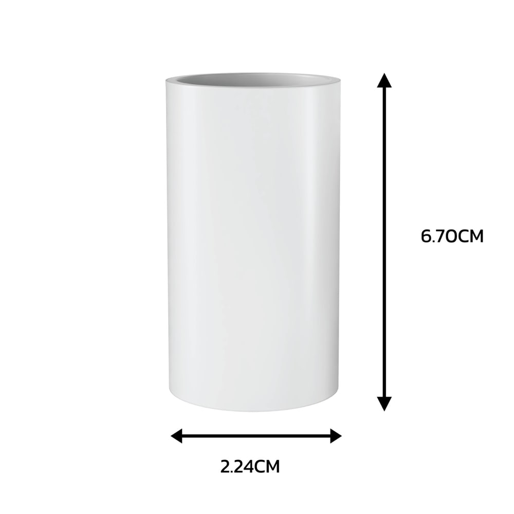 Polygon ข้อต่อตรงร้อยสายไฟJIS 1/2นิ้ว(18) สีขาว 10Pcs/Bag