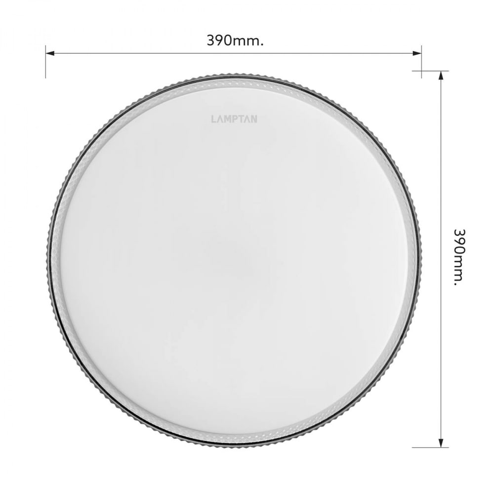 LAMPTAN โคมไฟเพดาน LED 36W รุ่น NOTCHLIGHT มัลติสมาร์ท