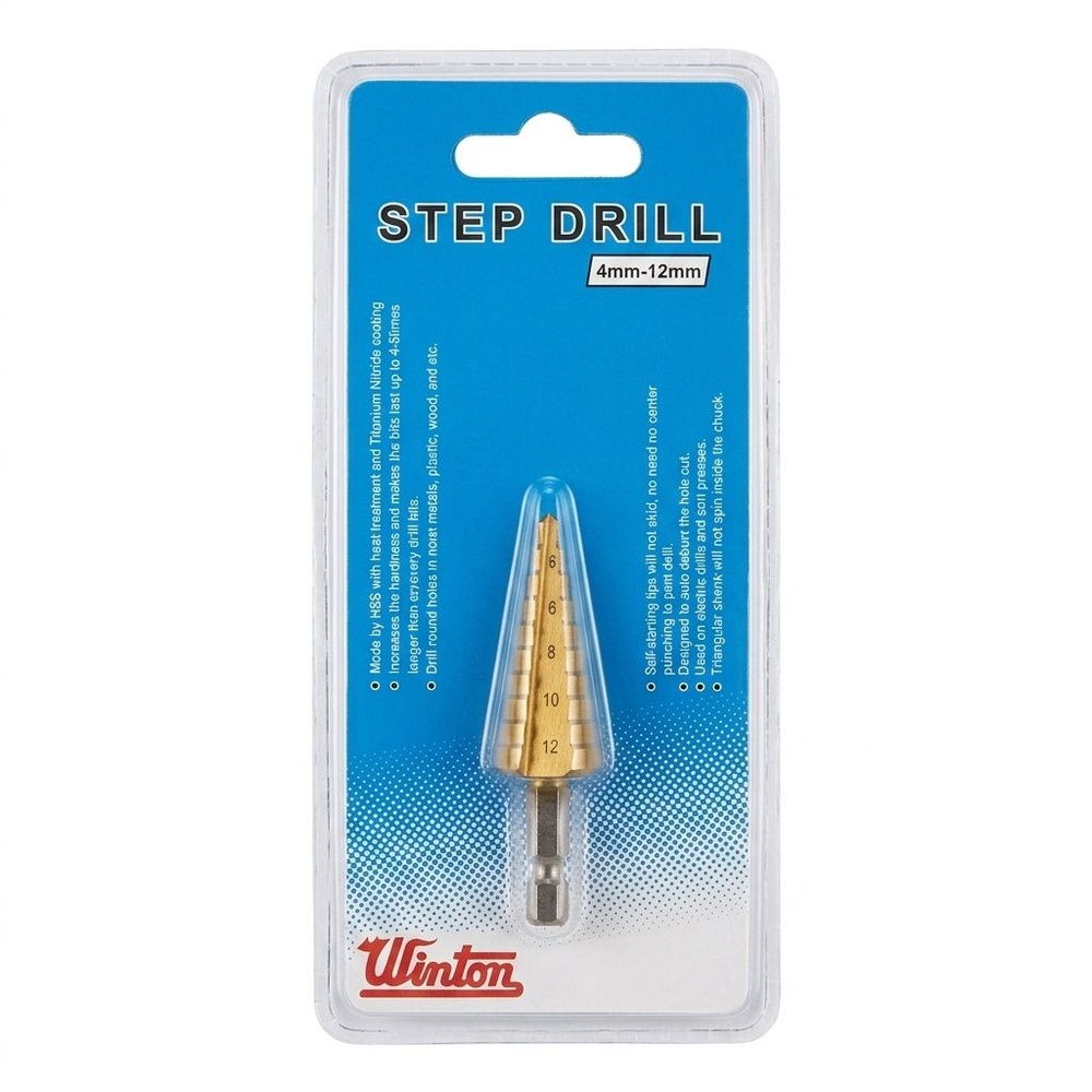 WINTON ดอกเจาะขยาย Step Drill 4-12 mm