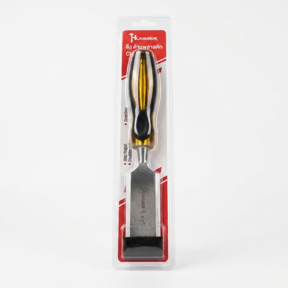 HUMMER สิ่ว ด้ามพลาสติก รุ่น SHC10 ขนาด 1.1/2"