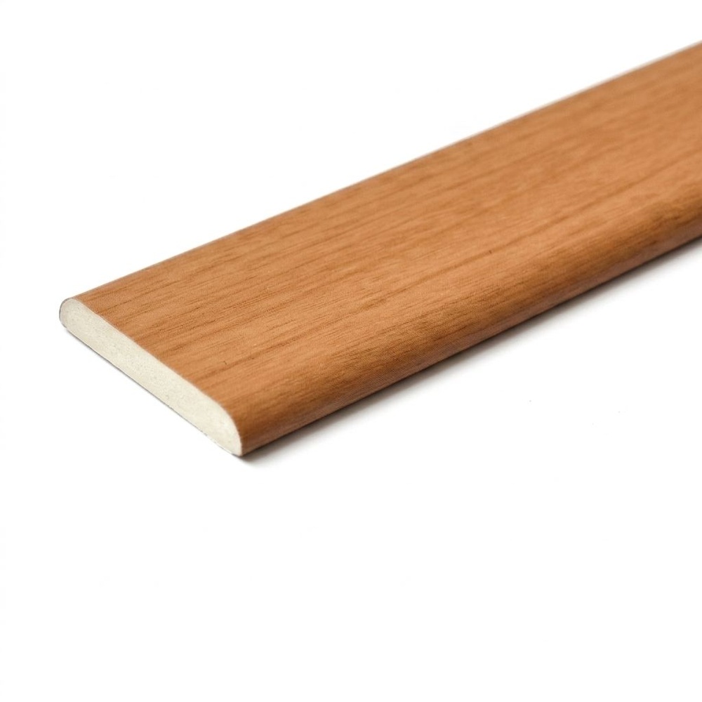 GREAT WOOD ไม้มอบ PVC FCM-0375A (CH01) 37X6x2700มม. สีสัก