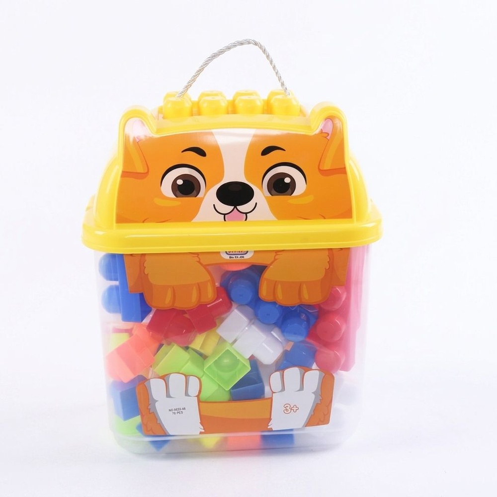 TOYS ชุดตัวต่อกล่องสนัข 70ชิ้น #6653-48 (27x16x33ซม.)