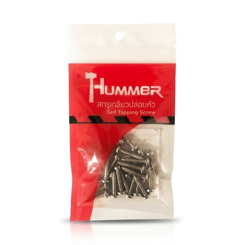 HUMMER สกรูเกลียวปล่อยหัว P-HM734 ขนาด 7X3/4" (25ตัว/แพ็ค)