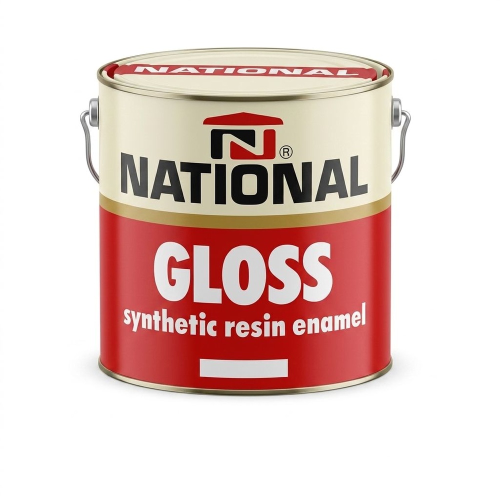 National สีเคลือบน้ำมัน เงา 303 แกลลอน สีเหลือง
