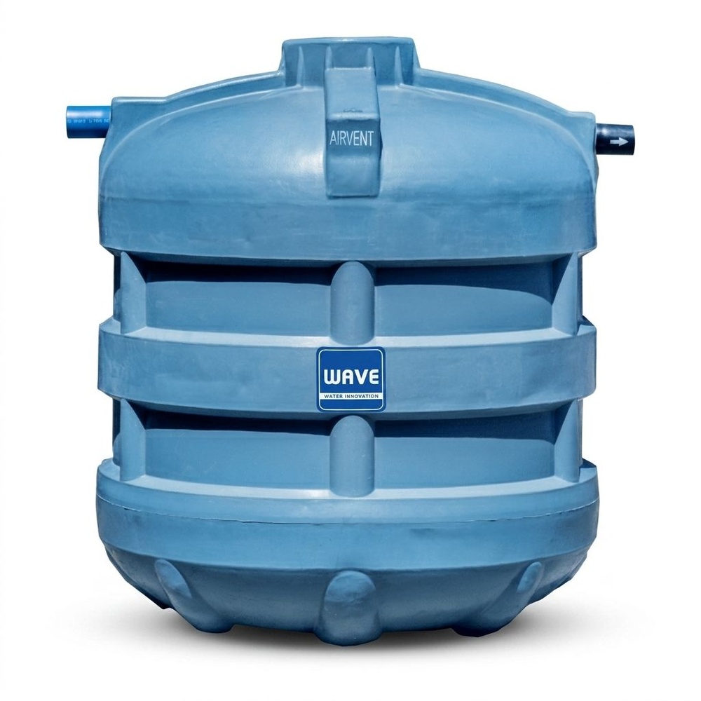 WAVE ถังบำบัดน้ำเสียชนิดเติมอากาศ ขนาด 6000L รุ่น WFF สีเทา