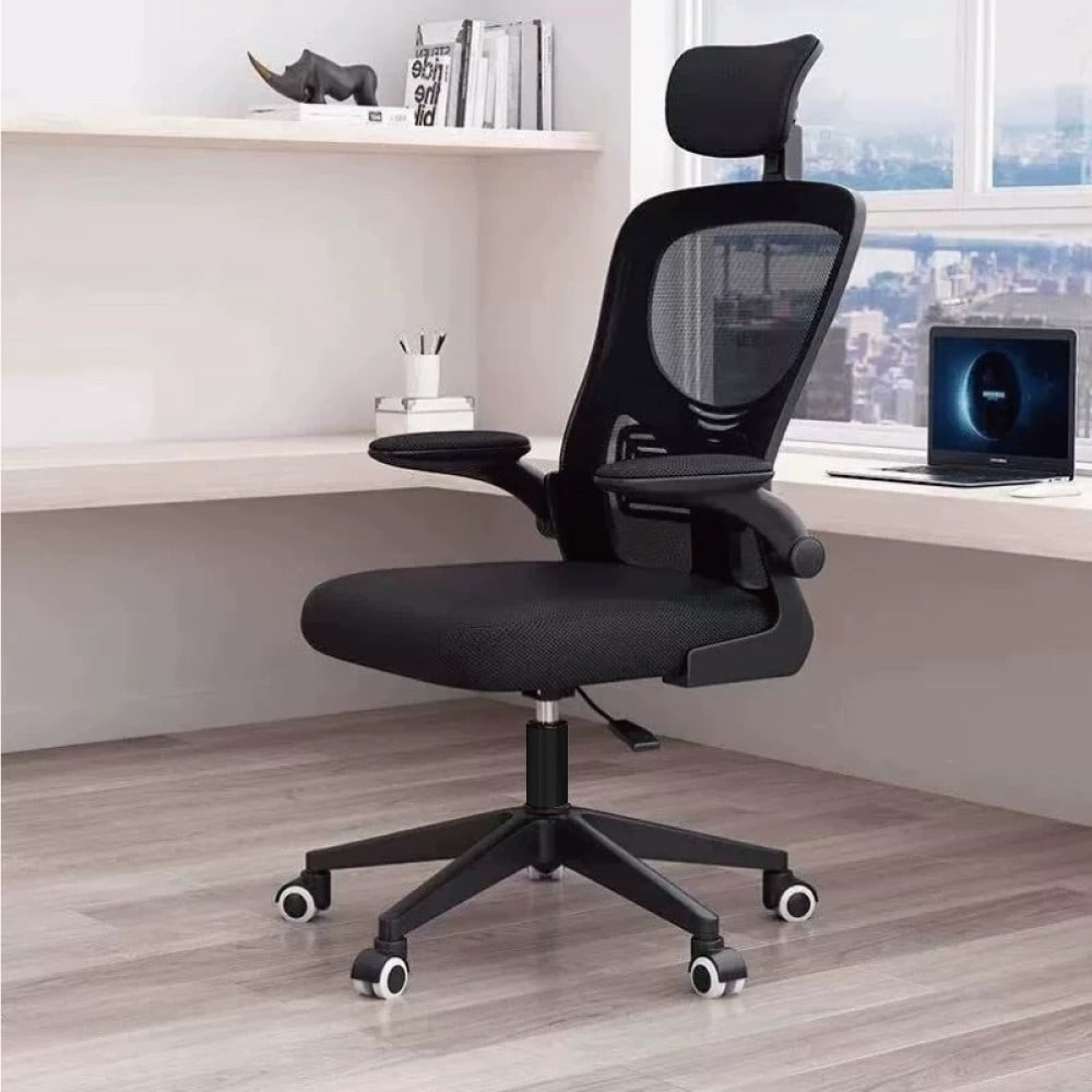 SMITH เก้าอี้สำนักงานรุ่น FALCON ขนาด 62x62x117-129 ซม. สีดำ