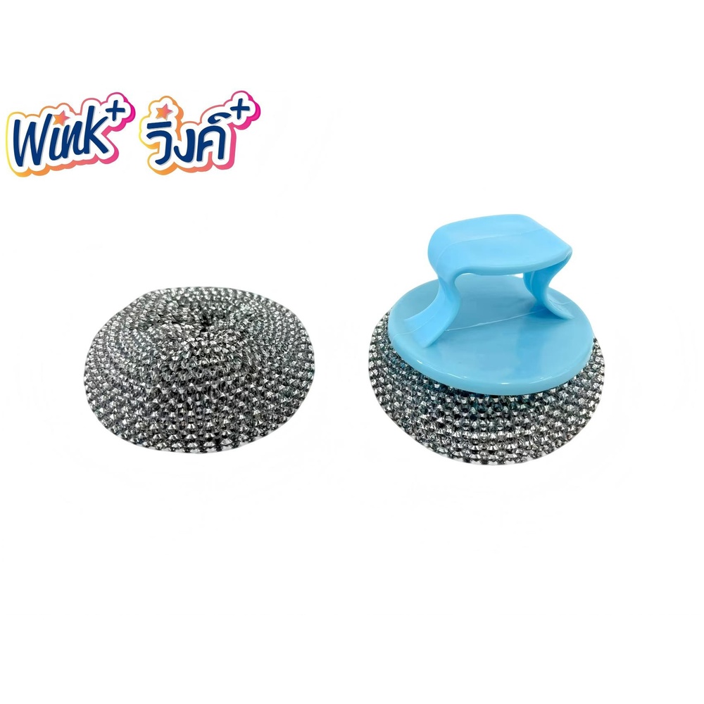 Wink Plus ฝอยขัดพร้อมที่จับ 10 กรัม