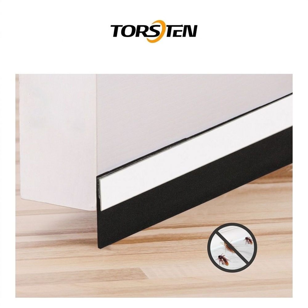 TORSTEN เส้นกันแมลงอะลูมิเนียม แถบพีวีซี รุ่น KZT091-WH1 100ซม. สีขาว