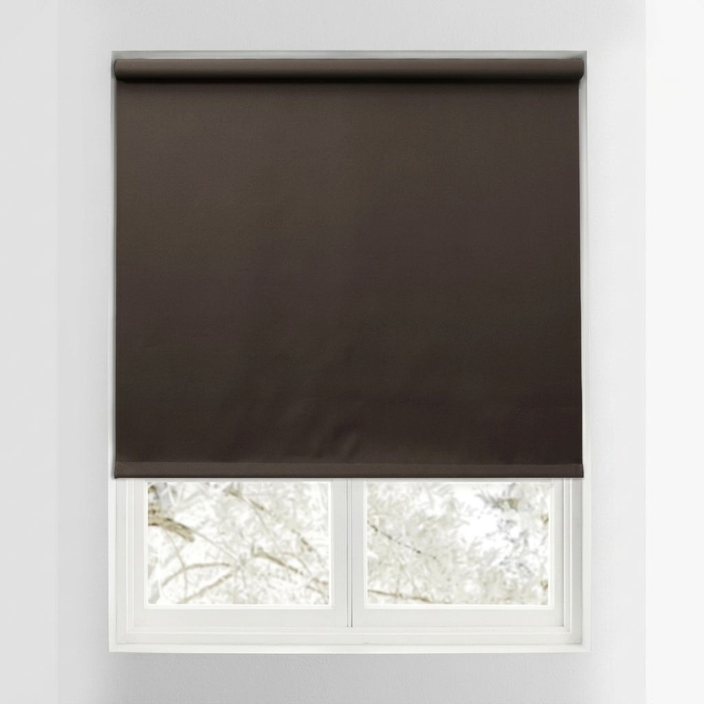 DAVINCI ม่านม้วนกรองแสง BC-001D-T103-90BR ขนาด 90x160ซม. สีน้ำตาล