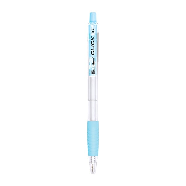Quantum ปากกาลูกลื่น 0.7 มม. รุ่น 527 คลิ๊ก สีน้ำเงินคละสี (3 ด้าม/แพ็ค)