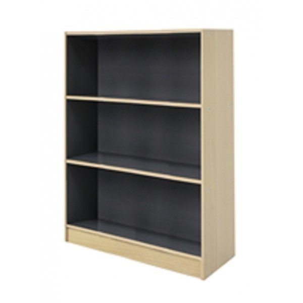 DELICATO ชั้นอเนกประสงค์ 3 ช่ั้อง ขนาด 80x29x106 ซม. สีบีช/เทา