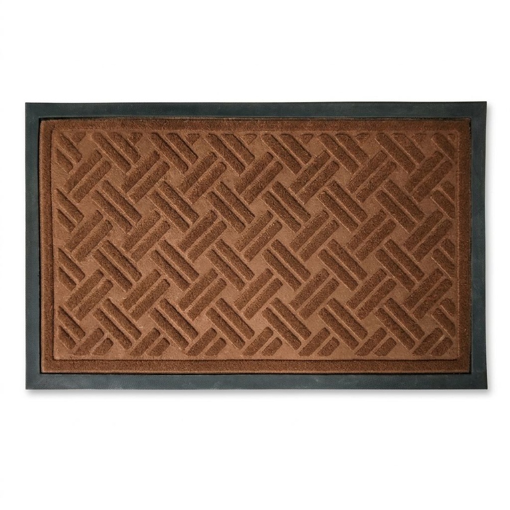 พรมเช็ดเท้า ขนาด 45×75×0.5 ซม. รุ่น DK04 สีน้ำตาล