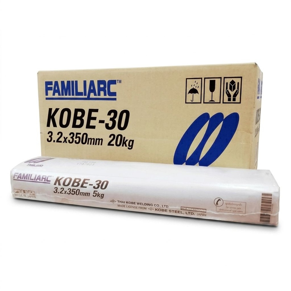 KOBE ลวดเชื่อมเหล็กเหนียวขนาด 3.2X350mm. รุ่น KOBE-30 E6013
