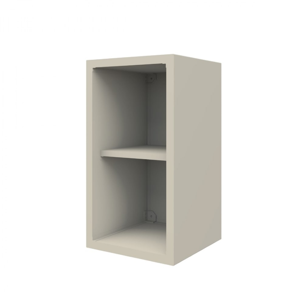CLOSE Lumine ชั้นเข้ามุม uPVC 30x60x33 ซม. เซาะร่อง สีอัลมอนด์