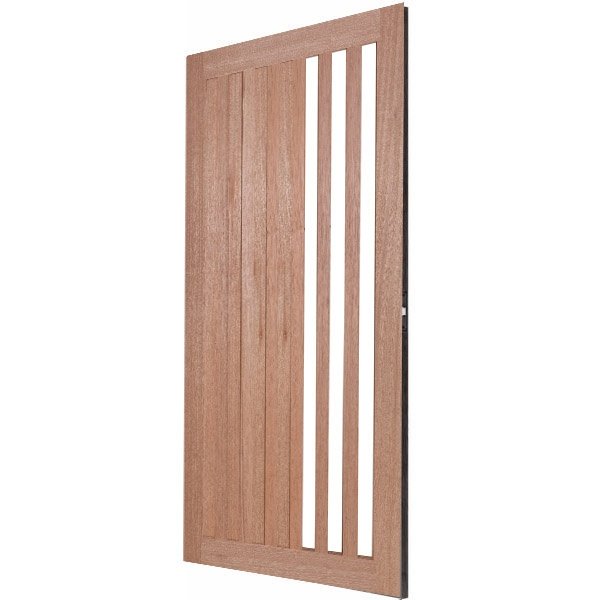 BEST ประตูไม้สยาแดง GS-47 กระจกใส 150x200ซม.