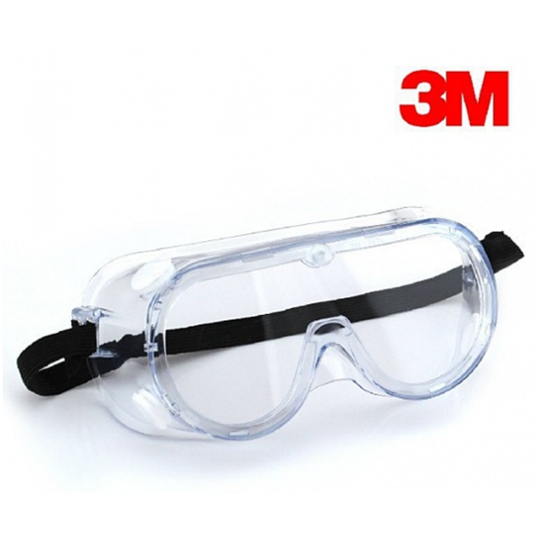 3M แว่นครอบตานิรภัยกันสารเคมี เลนส์ใส รุ่น 334AF