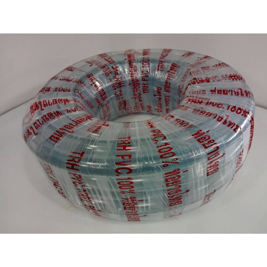 ท่อยางไทย สายยาง พีวีซี 1.1/2" 50 M. สีใส