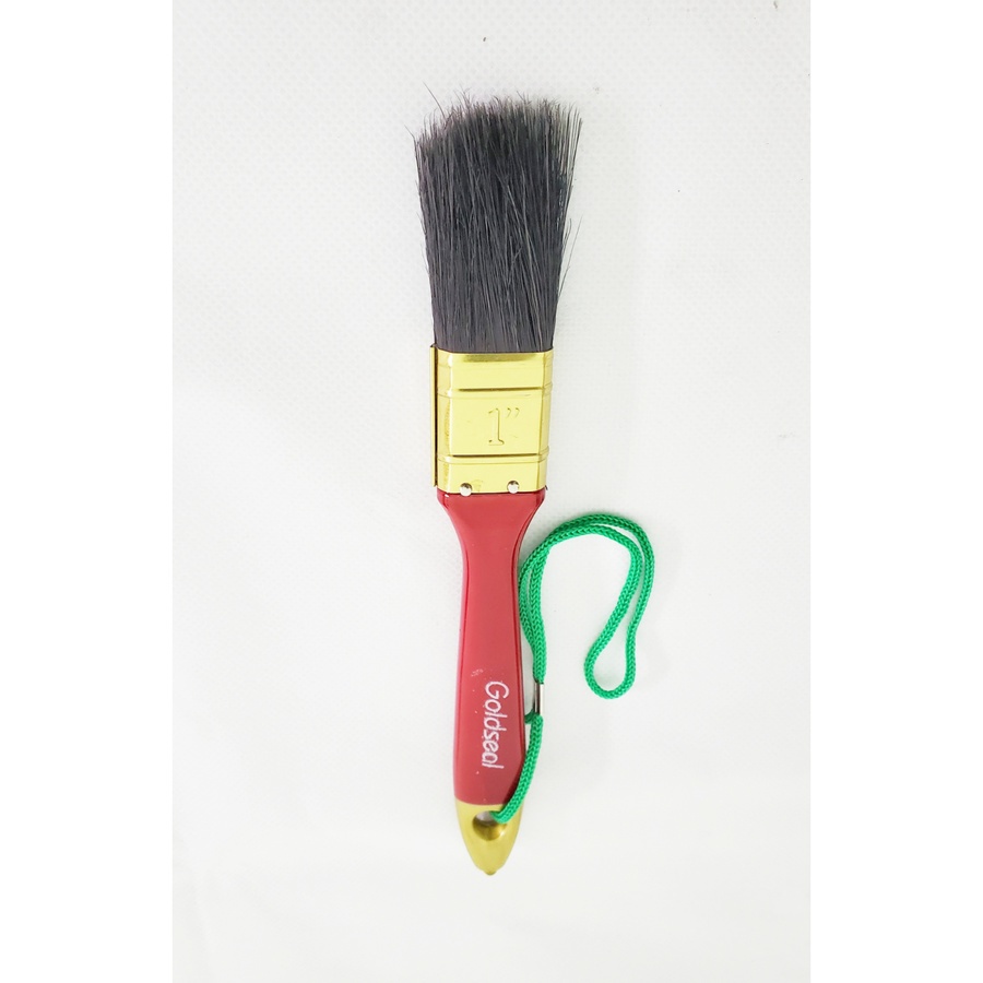 GOLDSEAL แปรงทาสีขนดำ ขนาด 1 นิ้ว สีแดง-ดำ