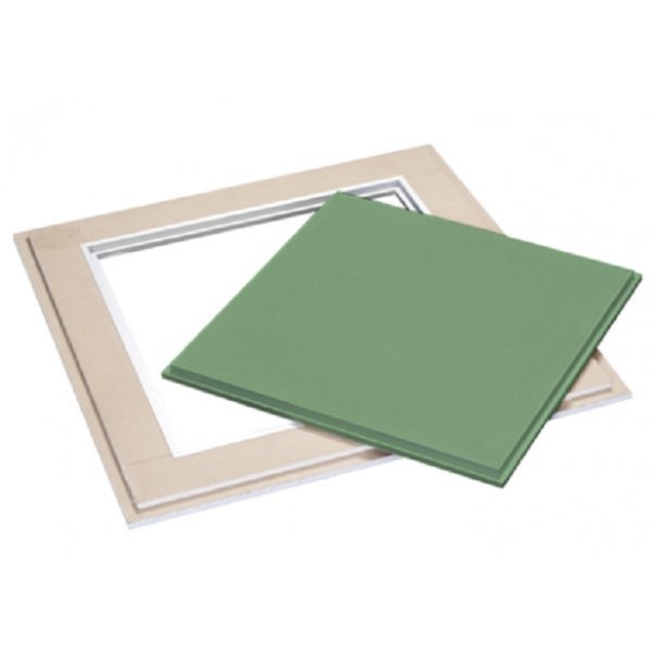 ยิปรอค ช่องเซอร์วิสโปรเซิฟชนิดทนชื้น 9x600x600 mm.บรรจุ1ชิ้น