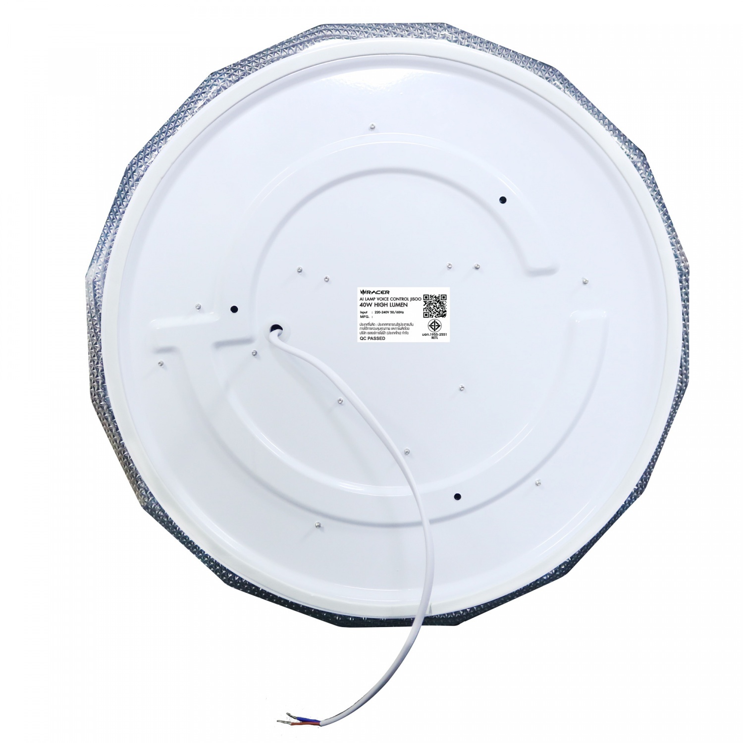 RACER โคมไฟอัจฉริยะสั่งงานด้วยเสียงรุ่น จีซู 40 วัตต์ (HIGH LUMEN)