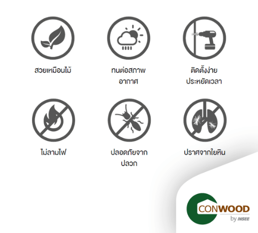 คอนวูด ไม้ตกแต่งบันได ดิจิตอลโค้ดติ้ง หน้า 12 นิ้ว(ชานพัก) 2.5x30x305ซม. สีลักซูรี่โอ๊ค