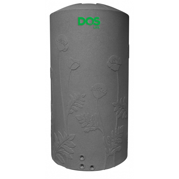 DOS ถังเก็บน้ำบนดินพิม์ลาย ขนาด 2000L รุ่น Bonnie สี Graphite Gray