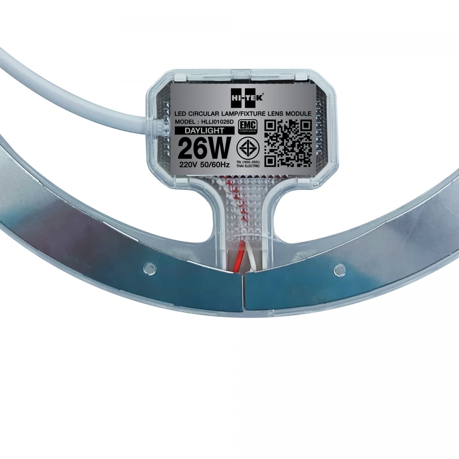 HI-TEK โคม/หลอด LED แบบกลม 220V 26W แสงขาว พร้อมเลนส์