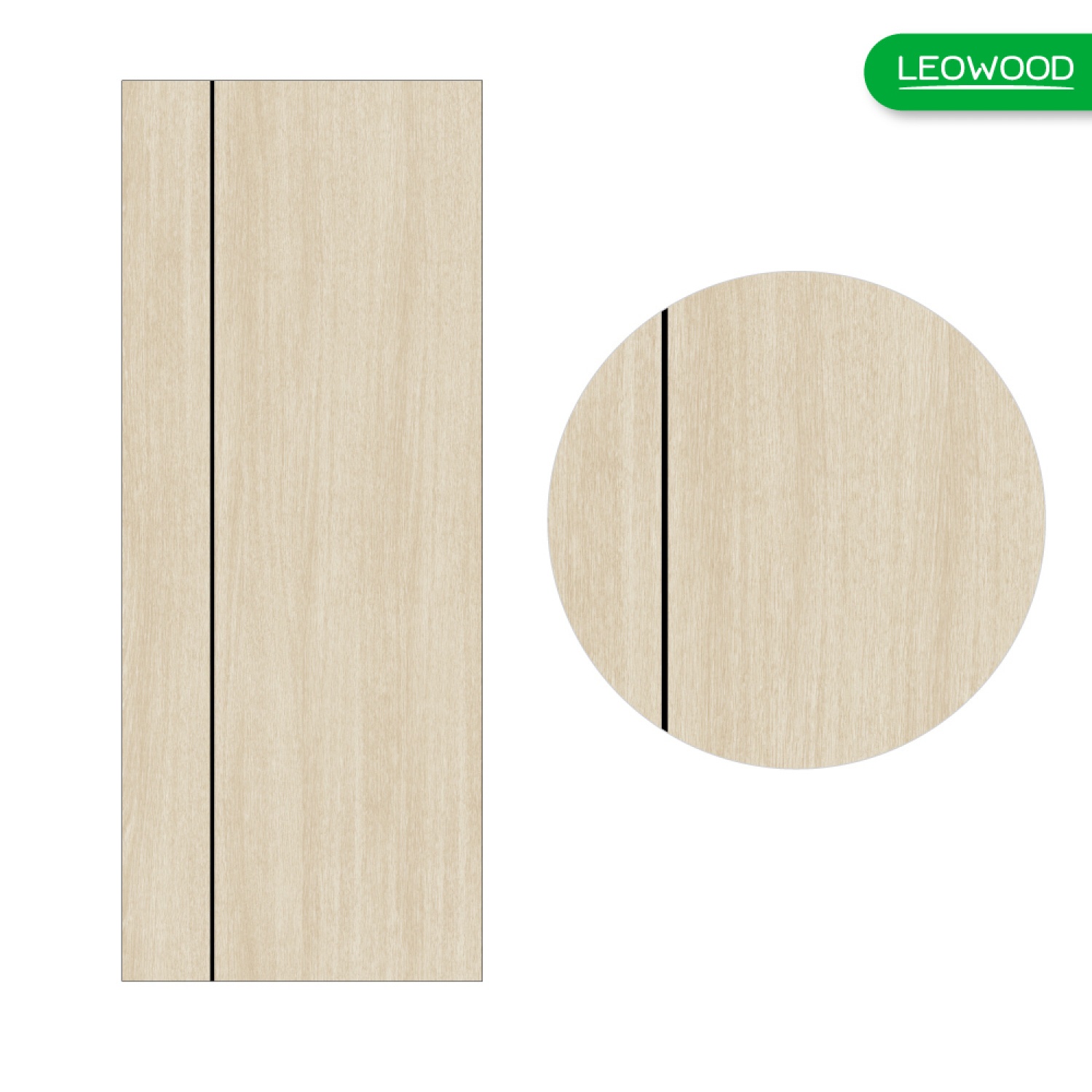iDoor ประตู Premium S6 ลาย 01 3.5x90x200 ซม.สี Tango