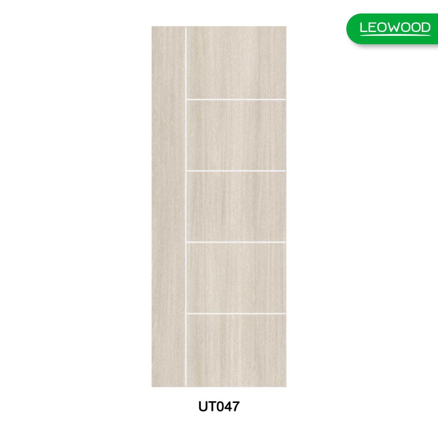 LWD ประตู UPVC ทนน้ำ ทนปลวก ห้องน้ำ สี Tango ลาย 04 ขนาด 3.5x70x200 ซม.