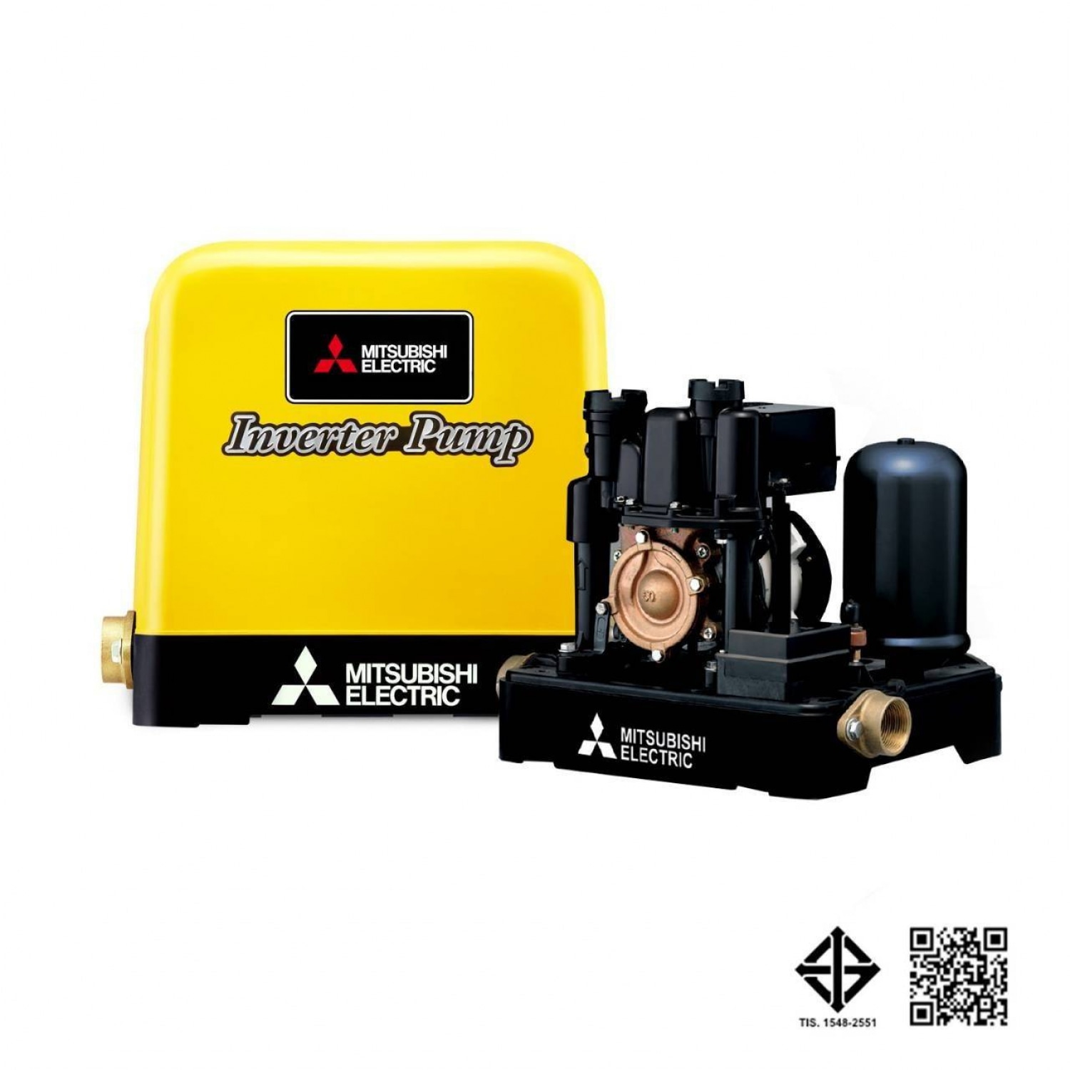 MITSUBISHI ปั๊มน้ำอัตโนมัติ แบบอินเวอร์เตอร์ ขนาด 500 วัตต์ IP-505R2