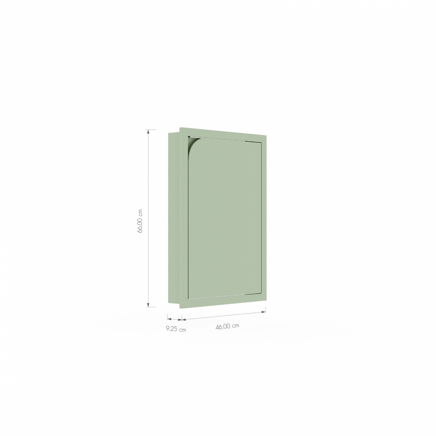 KITZCHO บานซิงค์เดี่ยวพร้อมปีกวงกบเปิดขวา6040 KENCUHSFT6040RLE สีลีฟ